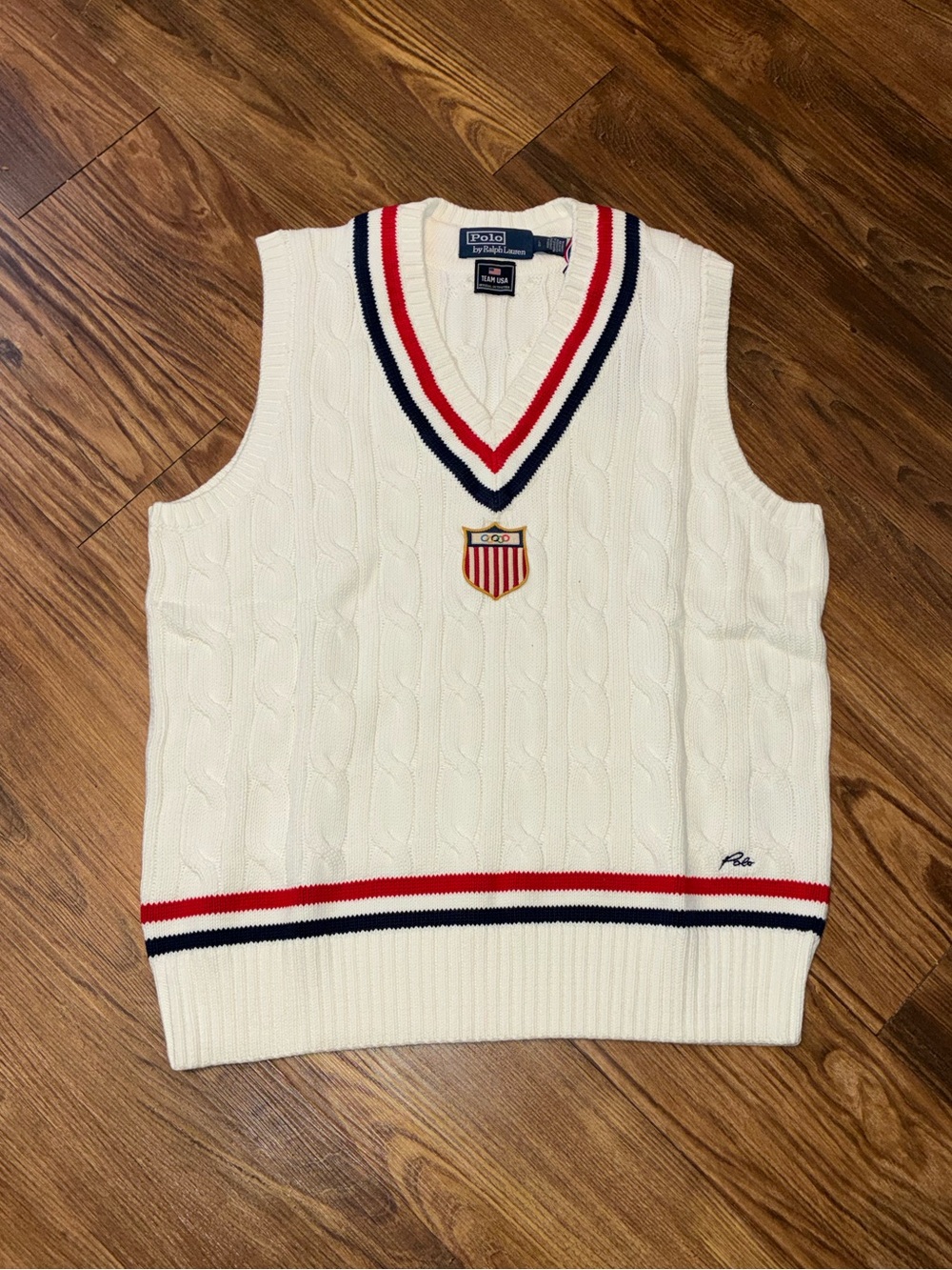 Ralph Lauren Team USA Cricket Sweater Vest